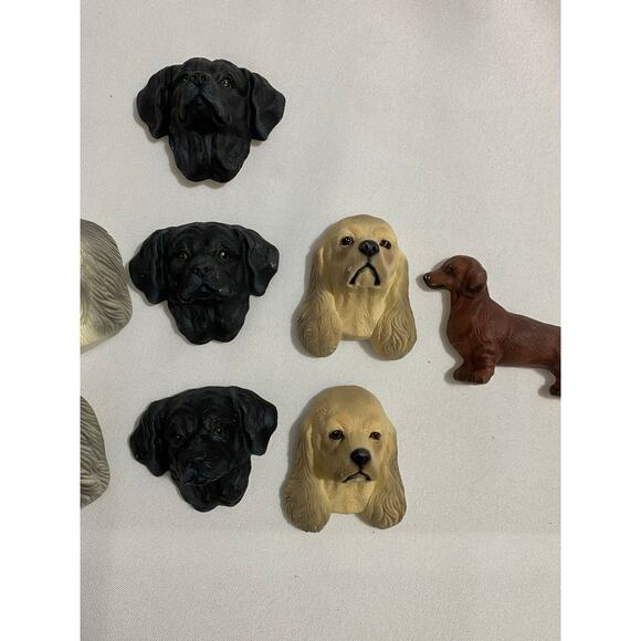 Brown Chow Chow, Sheep Dog, Cocker Spaniel, Dachsund: 18 Resin Magnet LOT - Picture 5 of 12